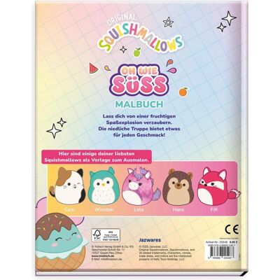 Trötsch Squishmallows - Oh, wie süss (Malbuch) Trötsch Squishmallows - Oh, wie süss (Malbuch)