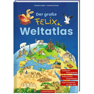Coppenrath Der grosse Felix-Weltatlas, Kinderbücher von Constanza Droop, Annette Langen Coppenrath Der grosse Felix-Weltatlas, Kinderbücher von Constanza Droop, Annette Langen