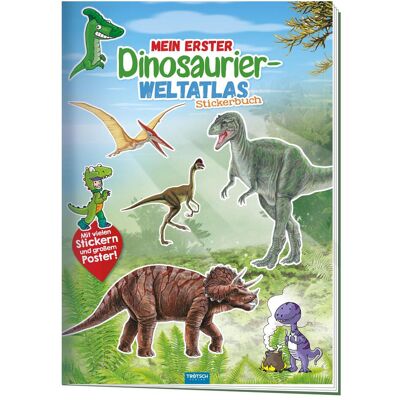 Trötsch, Sticker, Stickerbuch mein erster Dinosaurier Weltatlas Trötsch, Sticker, Stickerbuch mein erster Dinosaurier Weltatlas