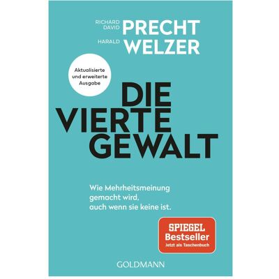 Goldmann Die vierte Gewalt, Fachbücher von Richard David Precht, Harald Welzer Goldmann Die vierte Gewalt, Fachbücher von Richard David Precht, Harald Welzer