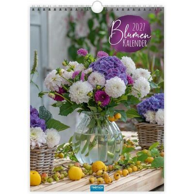 Trötsch, Kalender, - Classickalender Blumenkalender 2027 Trötsch, Kalender, - Classickalender Blumenkalender 2027