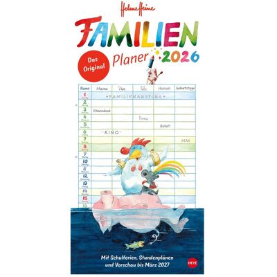 Heye, Kalender, Familienplaner 21x45cm 5spaltig (A3) Heye, Kalender, Familienplaner 21x45cm 5spaltig (A3)