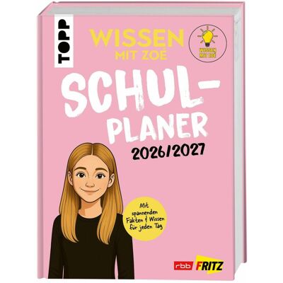 Frech, Kalender, Wissen mit Zoé: Schulplaner 2026/2027 Frech, Kalender, Wissen mit Zoé: Schulplaner 2026/2027