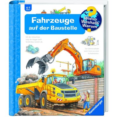 Ravensburger Fahrzeuge auf der Baustelle, Kinderbücher von Andrea Erne Ravensburger Fahrzeuge auf der Baustelle, Kinderbücher von Andrea Erne