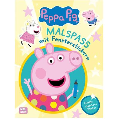 Nelson Peppa: Malspass mit Fensterstickern Nelson Peppa: Malspass mit Fensterstickern