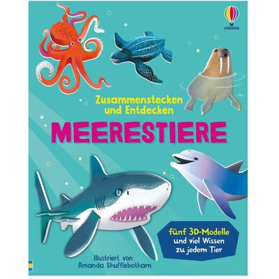 Usborne Publishing Zusammenstecken und Entdecken: Meerestiere, Kinderbücher von Abigail Wheatley Usborne Publishing Zusammenstecken und Entdecken: Meerestiere, Kinderbücher von Abigail Wheatley