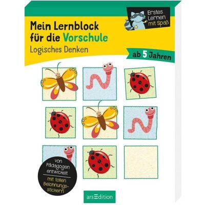 Ars Edition Mein Lernblock für die Vorschule – Logisches Denken, Schulbücher von Katja Jäger, Hannah Lang Ars Edition Mein Lernblock für die Vorschule – Logisches Denken, Schulbücher von Katja Jäger, Hannah Lang