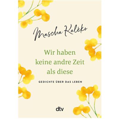 DTV Wir haben keine andre Zeit als diese, Belletristik von Mascha Kaléko DTV Wir haben keine andre Zeit als diese, Belletristik von Mascha Kaléko