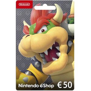 Nintendo eShop lahjakortti 50 euroa, aktivointikortti (Switch), Weiteres Gaming Zubehör Nintendo eShop lahjakortti 50 euroa, aktivointikortti (Switch), Weiteres Gaming Zubehör