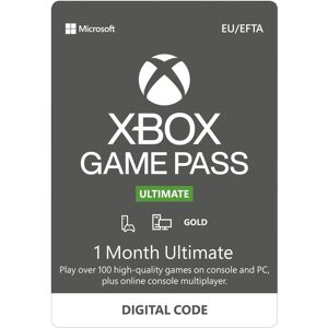 Microsoft Xbox Game Pass Ultimate (1 Monat), Digitale Mitgliedschaft Microsoft Xbox Game Pass Ultimate (1 Monat), Digitale Mitgliedschaft
