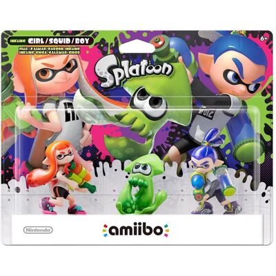 Nintendo Amiibo Splatoon Triple Pack (Girl, Squid, Boy), Weiteres Gaming Zubehör, Mehrfarbig Nintendo Amiibo Splatoon Triple Pack (Girl, Squid, Boy), Weiteres Gaming Zubehör, Mehrfarbig