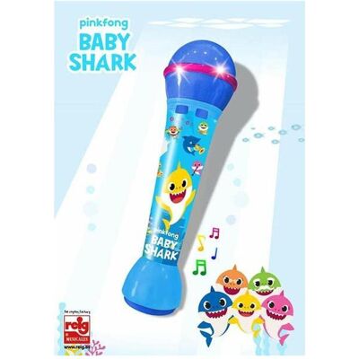 REIG Baby Shark Mikrofon - Licht und Ton - Für Zuhause REIG Baby Shark Mikrofon - Licht und Ton - Für Zuhause