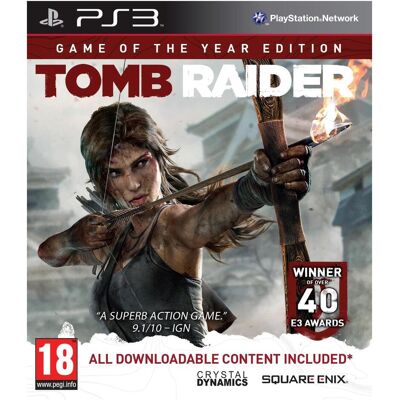 Square Enix, Tomb Raider Game Of The Year Edition, PS3 Standard+DLC PlayStation 3 Square Enix, Tomb Raider Game Of The Year Edition, PS3 Standard+DLC PlayStation 3