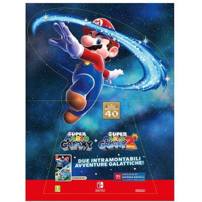 Nintendo Super Mario Galaxy Standee, Weiteres Gaming Zubehör, Mehrfarbig Nintendo Super Mario Galaxy Standee, Weiteres Gaming Zubehör, Mehrfarbig