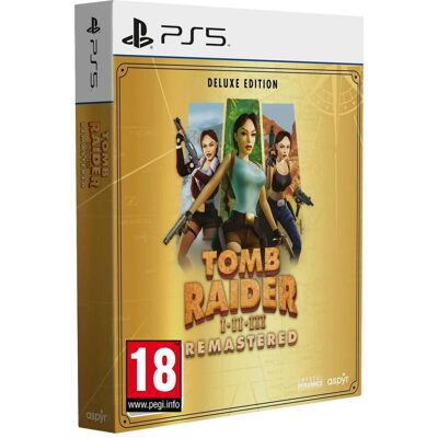 Aspyr, Tomb Raider 1-3 PS-5 Remastered Deluxe Edition Aspyr, Tomb Raider 1-3 PS-5 Remastered Deluxe Edition