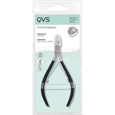 QVS, Nagelpflegegerät, Cuticle Nipper Nail Manicure Pedicure with Rubber Handles QVS, Nagelpflegegerät, Cuticle Nipper Nail Manicure Pedicure with Rubber Handles