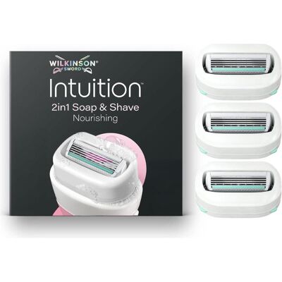 Wilkinson, Rasierklingen, Intuition Dry Skin Klingen - 3 Stück (3x) Wilkinson, Rasierklingen, Intuition Dry Skin Klingen - 3 Stück (3x)