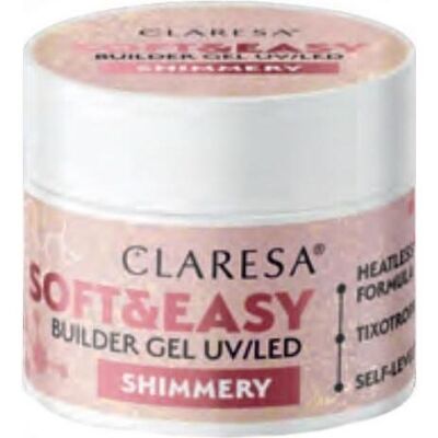 Londa, Nagellack, ART.ROZNE CLARESA Soft&,Easy Builder Gel UV/LED żel budujący Shimmery 90g (UV-Gel Lack) Londa, Nagellack, ART.ROZNE CLARESA Soft&,Easy Builder Gel UV/LED żel budujący Shimmery 90g (UV-Gel Lack)
