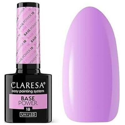 Activeshop, Nagellack, Claresa Base Power Hybrid Base Ohne Säure Flieder Violett 18 5g (Lila Violett) Activeshop, Nagellack, Claresa Base Power Hybrid Base Ohne Säure Flieder Violett 18 5g (Lila Violett)