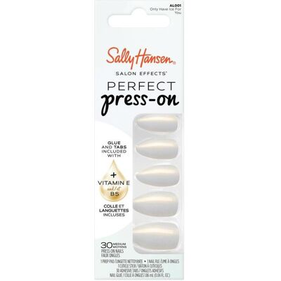 Sally Hansen, Nagelstyling + Kunstnägel, Salon Effects Artificial Nails 001 Only Have Ice For You 30 Pieces (Kunstnägel, Blau, Silber, Transparent) Sally Hansen, Nagelstyling + Kunstnägel, Salon Effects Artificial Nails 001 Only Have Ice For You 30 Pieces (Kunstnägel, Blau, Silber, Transparent)