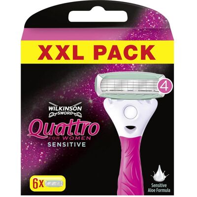 Wilkinson, Rasierklingen, Quattro Sensitive (1x) Wilkinson, Rasierklingen, Quattro Sensitive (1x)