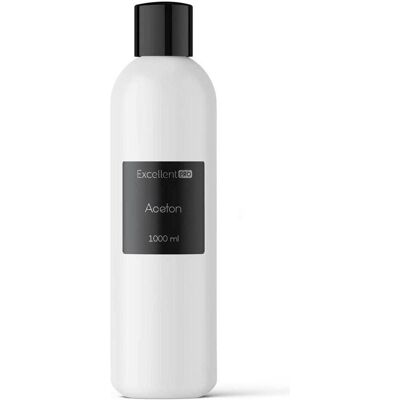 Excellent PRO, Nagellackentferner, Pure Acetone 1000ml Excellent PRO, Nagellackentferner, Pure Acetone 1000ml
