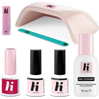Hybrid, Nagellack, Ultimate Home Starter Set (Classic Rot, UV-Gel Lack) Hybrid, Nagellack, Ultimate Home Starter Set (Classic Rot, UV-Gel Lack)