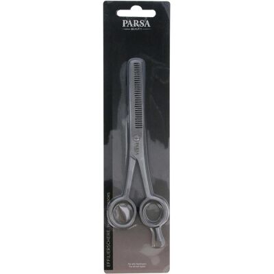 Parsa Beauty, Haarschere, Parsa Effilierschere mit Fingerhaken, silber Parsa Beauty, Haarschere, Parsa Effilierschere mit Fingerhaken, silber