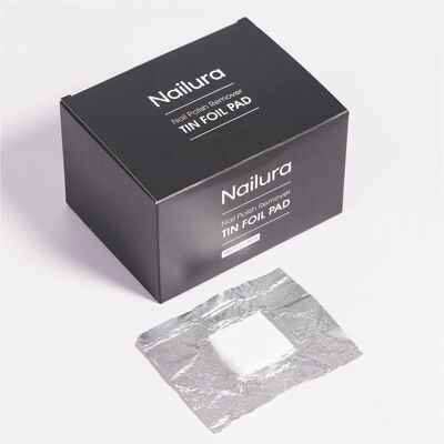 Nailura, Nagellackentferner, - Nail Polish Remover - Tin Foil Pad Nailura, Nagellackentferner, - Nail Polish Remover - Tin Foil Pad