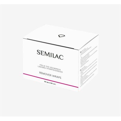 Semilac, Nagellackentferner, Folien zum Entfernen von Hybridlacken 1p - 50pcs. Semilac, Nagellackentferner, Folien zum Entfernen von Hybridlacken 1p - 50pcs.