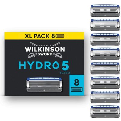 Wilkinson, Rasierklingen, Hydro 5 Blades Razor Blades 8 Pieces (8x) Wilkinson, Rasierklingen, Hydro 5 Blades Razor Blades 8 Pieces (8x)