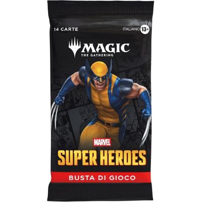 Wizards of the Coast Magic the Gathering Marvel Super Heroes présentoir boosters de jeu (30) *ITALIEN* (Italienisch, Booster Display) Wizards of the Coast Magic the Gathering Marvel Super Heroes présentoir boosters de jeu (30) *ITALIEN* (Italienisch, Booster Display)