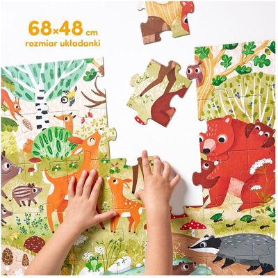 Czuczu - Wildpuzzle - Wald - 40 Teile - Puzzle Czuczu - Wildpuzzle - Wald - 40 Teile - Puzzle