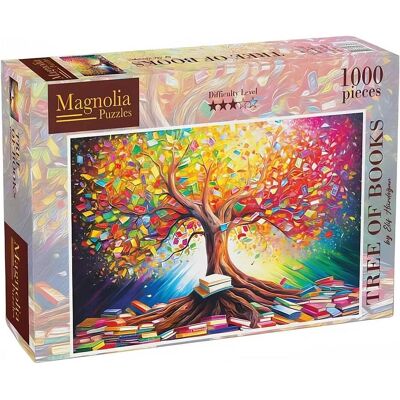 Magnolia Puzzle 1000 pieces Tree of Books (1000 Teile) Magnolia Puzzle 1000 pieces Tree of Books (1000 Teile)