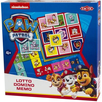 Tactic Paw Patrol Lotto (Dänisch, Deutsch, Englisch, Finnisch, Französisch, Norwegisch, Schwedisch, 2 - 4 Spieler) Tactic Paw Patrol Lotto (Dänisch, Deutsch, Englisch, Finnisch, Französisch, Norwegisch, Schwedisch, 2 - 4 Spieler)