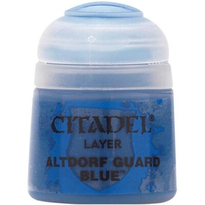 Games Workshop Citadel Pot de Peinture - Layer Altdorf Guard Blue (12ml) (Kunststoff) Games Workshop Citadel Pot de Peinture - Layer Altdorf Guard Blue (12ml) (Kunststoff)