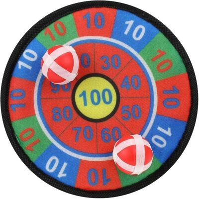 Toi-Toys Mini-Dartscheibe mit Klettverschluss 18 cm inkl. 2 Toi-Toys Mini-Dartscheibe mit Klettverschluss 18 cm inkl. 2