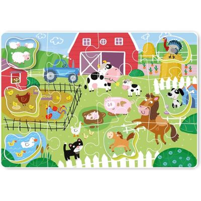 Dodo Farm Puzzle 18-teilig - Lernspiel Dodo Farm Puzzle 18-teilig - Lernspiel