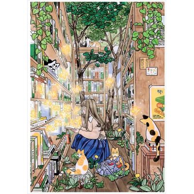 Magnolia Puzzle 1000 pieces In the Forest of Books (1000 Teile) Magnolia Puzzle 1000 pieces In the Forest of Books (1000 Teile)
