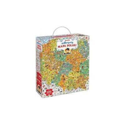 Czuczu Bright Junior Media Puzzle odkrywcy Mapa Polski 300el (300 Teile) Czuczu Bright Junior Media Puzzle odkrywcy Mapa Polski 300el (300 Teile)
