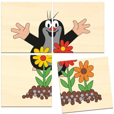 Magni Der Kleine Maulwurf Erster Puzzelspass aus (4 Teile) Magni Der Kleine Maulwurf Erster Puzzelspass aus (4 Teile)