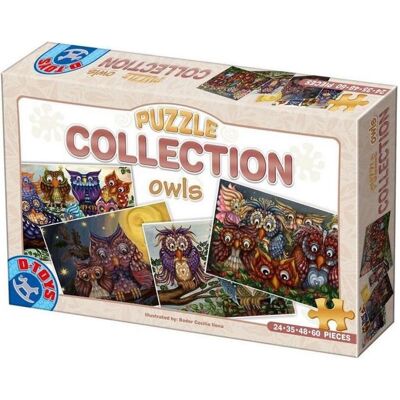 DToys d-toys Puzzle Owls 4in1 - Puzzle DToys d-toys Puzzle Owls 4in1 - Puzzle