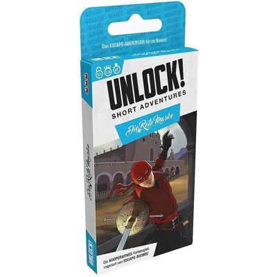 Asmodée Unlock! Short Adventures Die Rote Maske (Deutsch, 1 - 6 Spieler) Asmodée Unlock! Short Adventures Die Rote Maske (Deutsch, 1 - 6 Spieler)