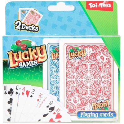 Toi-Toys Lucky Games Spielkarten, 2 Stk. Toi-Toys Lucky Games Spielkarten, 2 Stk.