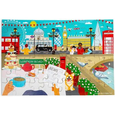 Bigjigs Holz-Bodenpuzzle „London City“, 48-teilig. (48 Teile) Bigjigs Holz-Bodenpuzzle „London City“, 48-teilig. (48 Teile)