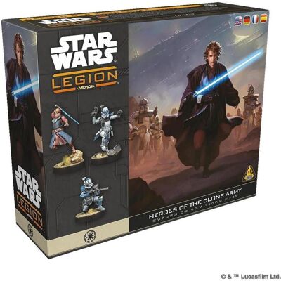 Atomic Mass Games Star Wars Legion - Heroes of the Clone Army (Helden der Klonarmee) DE/EN/ES/FR (Englisch, 2 Spieler) Atomic Mass Games Star Wars Legion - Heroes of the Clone Army (Helden der Klonarmee) DE/EN/ES/FR (Englisch, 2 Spieler)