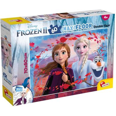 Lisciani Puzzle Supermaxi 60 doppelseitig Frozen 2 (60 Teile) Lisciani Puzzle Supermaxi 60 doppelseitig Frozen 2 (60 Teile)