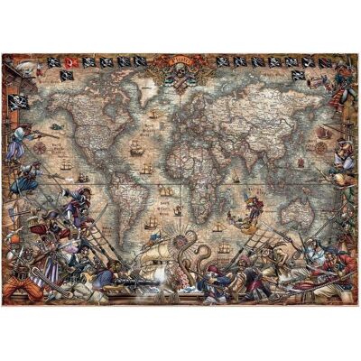 Educa Piratenkarte Puzzle 2000 Teile - Puzzlespiel Educa Piratenkarte Puzzle 2000 Teile - Puzzlespiel