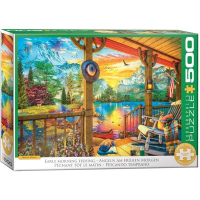 Eurographics Frühes Morgang Fischerei Puzzle - 500 Teile Eurographics Frühes Morgang Fischerei Puzzle - 500 Teile