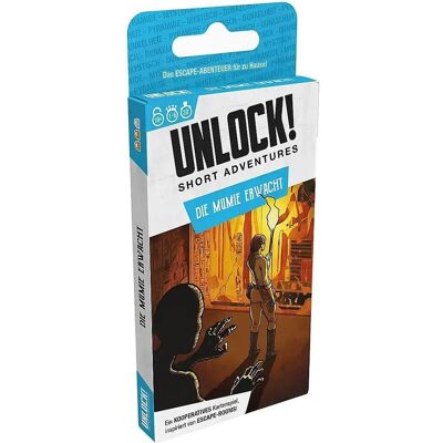 Asmodée SCOD0106 - Unlock! Short Adventures: Die Mumie erwacht, Rätselspiel, für 1-6 Spieler (Deutsch, 1 - 6 Spieler) Asmodée SCOD0106 - Unlock! Short Adventures: Die Mumie erwacht, Rätselspiel, für 1-6 Spieler (Deutsch, 1 - 6 Spieler)